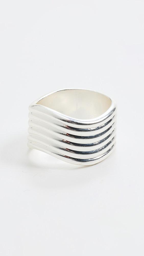 Madewell Wavy Ribbed Ring | Shopbop Product Image