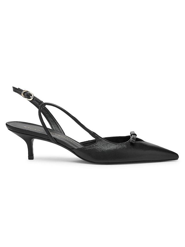 Womens Tully 50MM Lacquered Leather Slingback Pumps Product Image