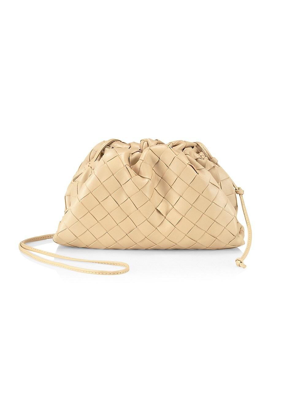 Bottega Veneta Small The Pouch Leather Clutch Product Image