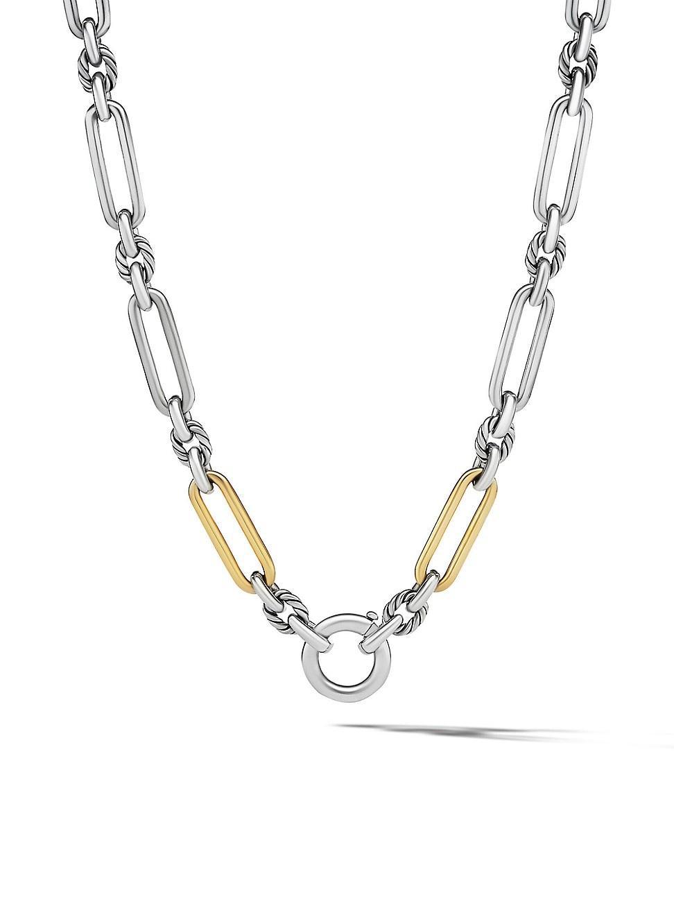 Womens Lexington Chain Necklace with 18K Yellow Gold Product Image