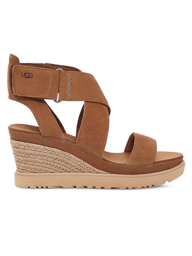 Womens Ilena Suede Wedge Sandals Product Image