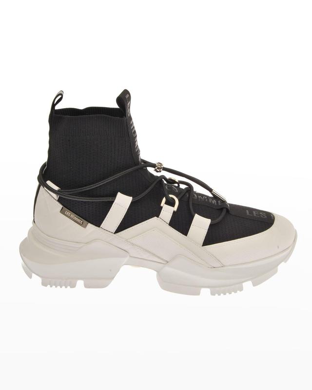 Mens Sock Knit Chunky High-Top Sneakers Product Image