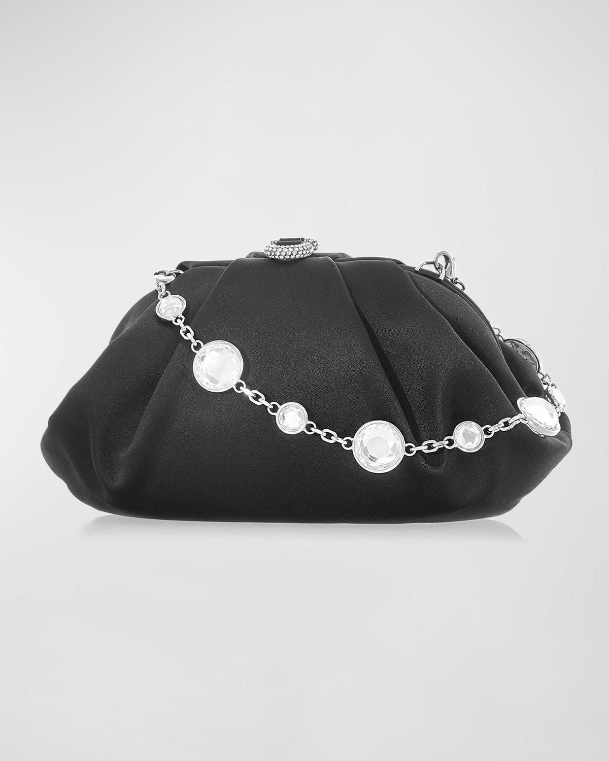 Gemma Crystal Satin Clutch Bag Product Image