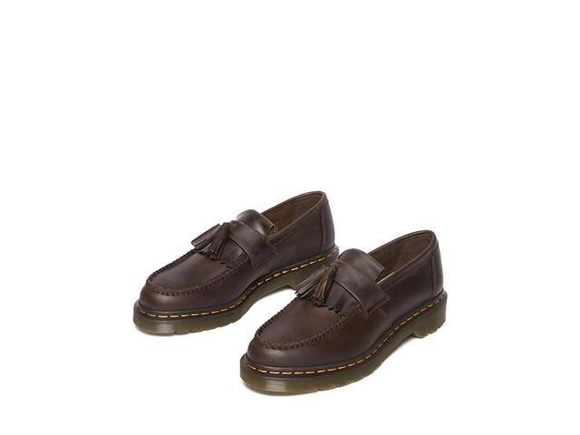 Adrian Crazy Horse Leather Tassel Loafers Product Image