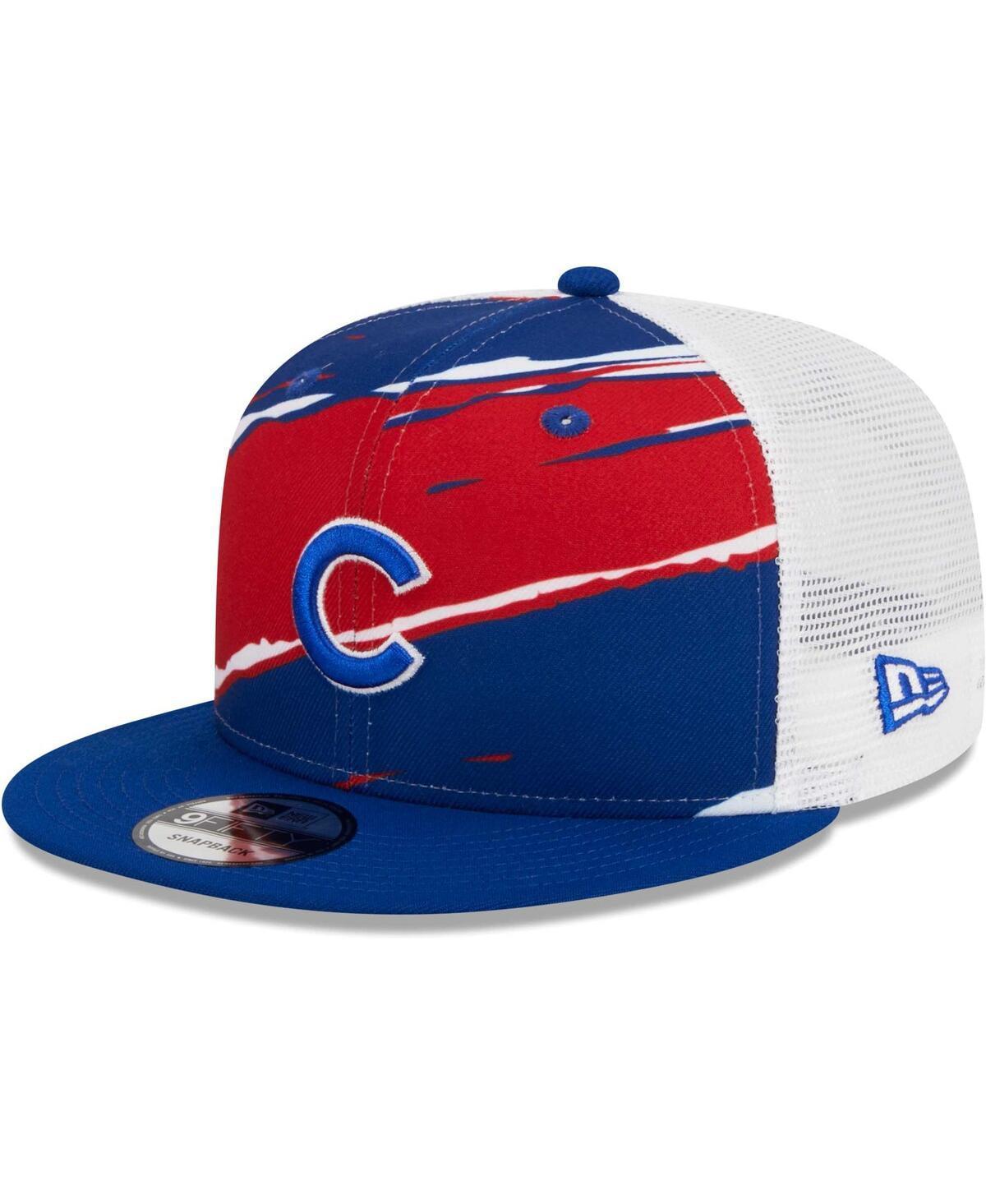 Mens New Era Royal Chicago Cubs Tear Trucker 9FIFTY Snapback Hat Product Image