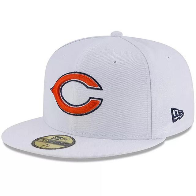 Mens New Era Chicago Bears Primary Logo Omaha 59FIFTY Fitted Hat Product Image