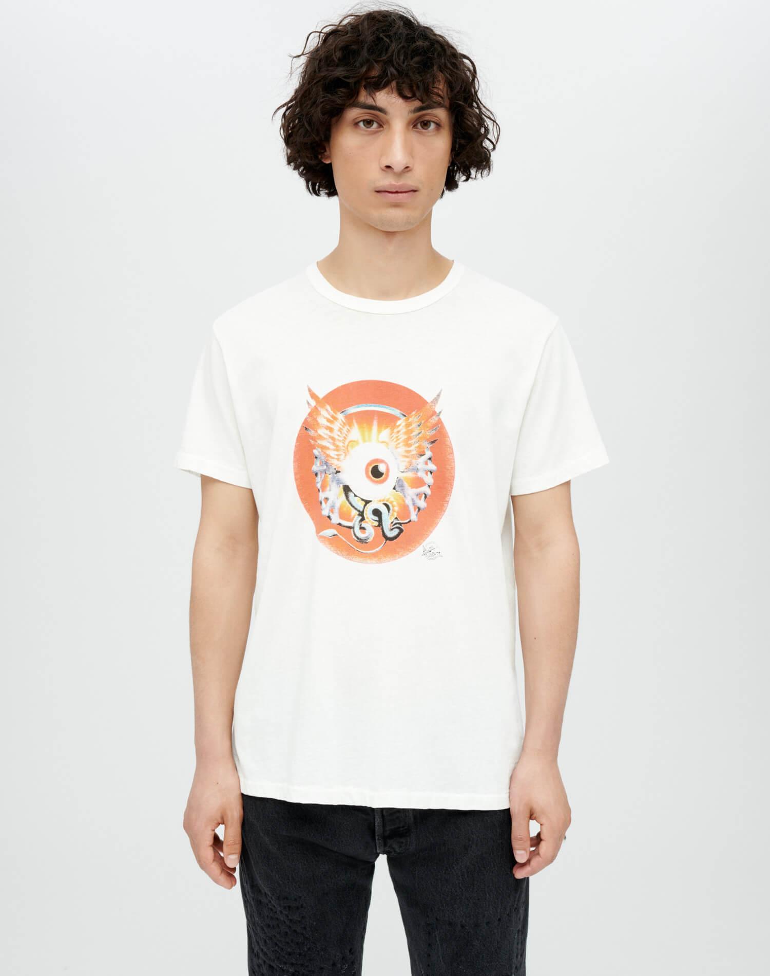 Classic "Eye Ball" Tee - Old White Product Image