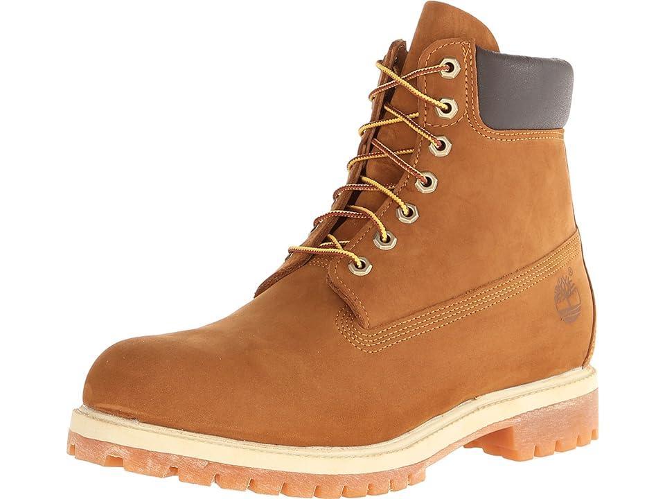 Timberland 6 Premium Waterproof Boot (Rust Nubuck) Men's Lace-up Boots Product Image