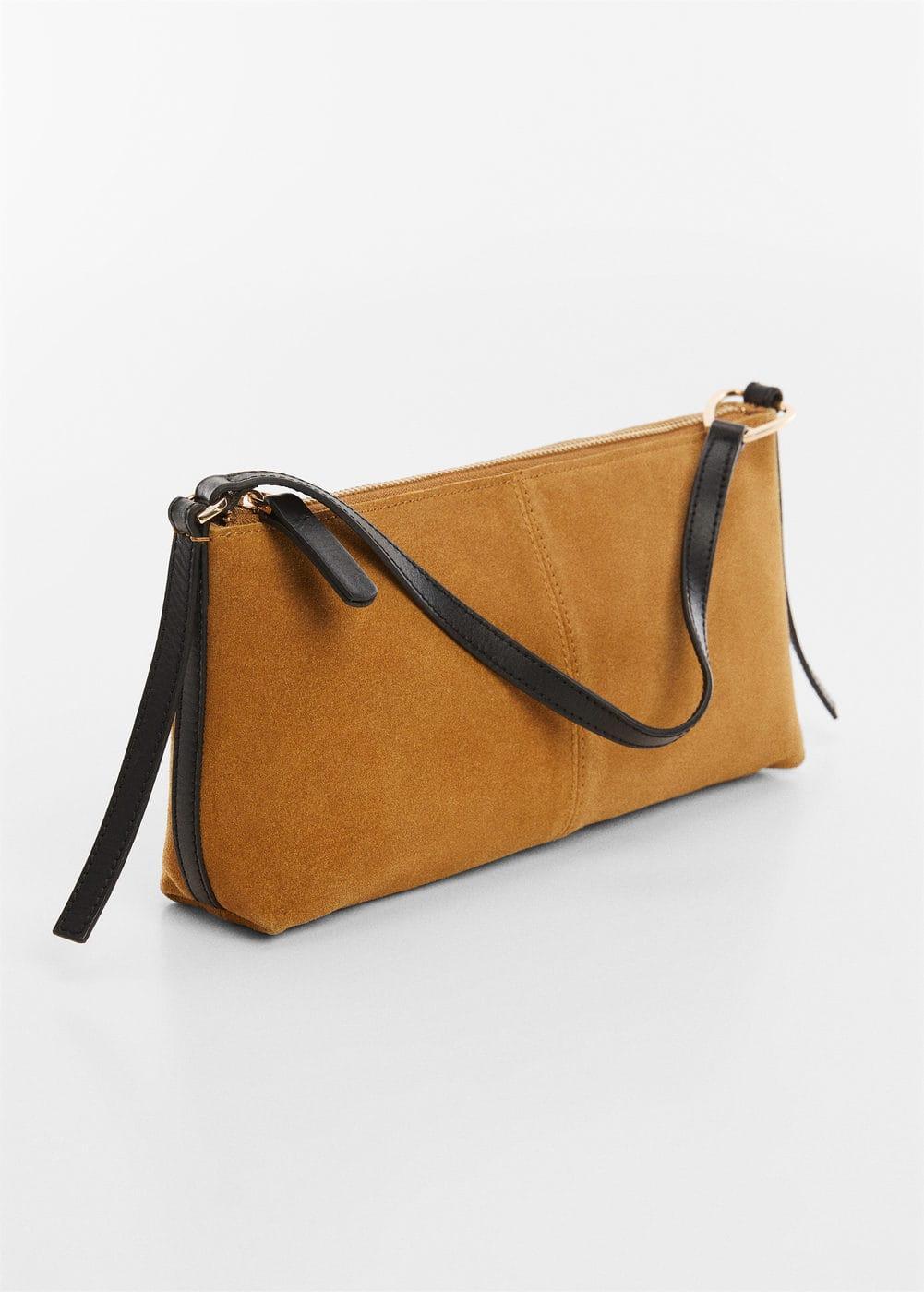 MANGO - Leather shoulder bag - One size - Women product image