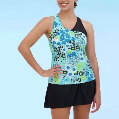 ZeroXposur Floral Tankini Swimsuit Top Product Image