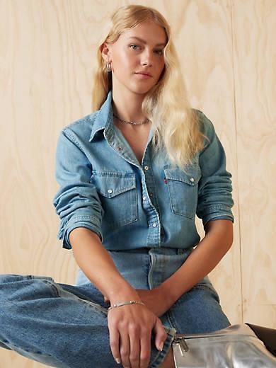 Iconic Western Denim Shirt product image