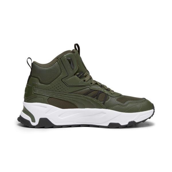 PUMA Trinity Mid Hybrid Men's Sneakers in Myrtle/Myrtle/Black Product Image