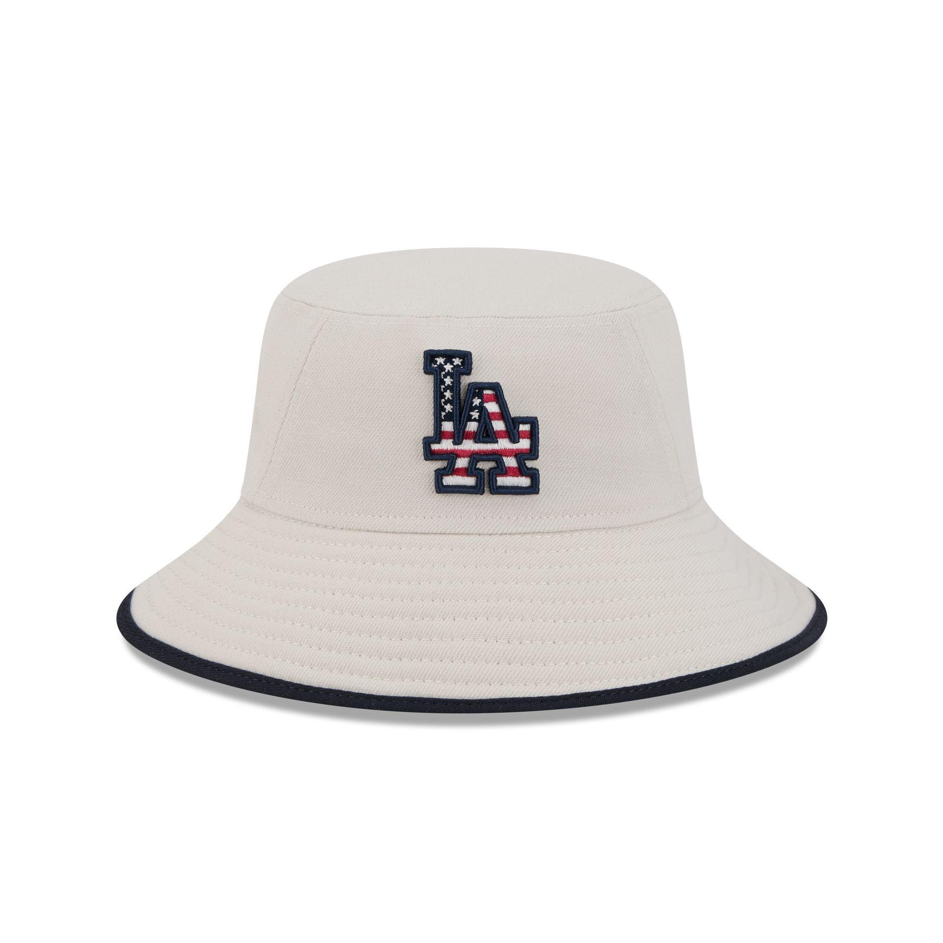 Los Angeles Dodgers Independence Day 2024 Stretch Bucket Hat Male Product Image