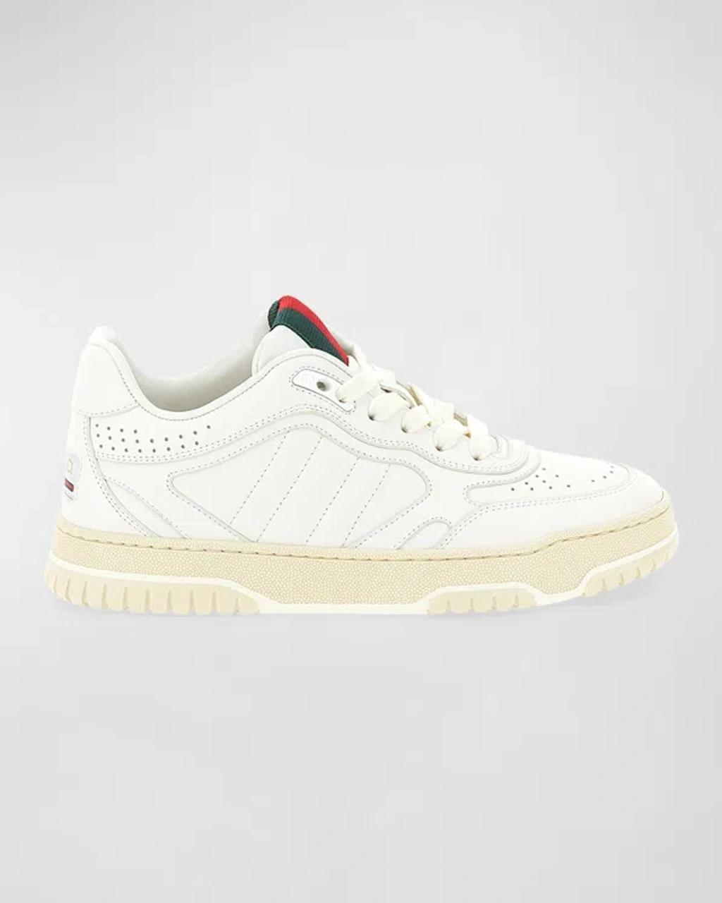 Reweb Sparrow Low-top Leather Sneakers In White Product Image