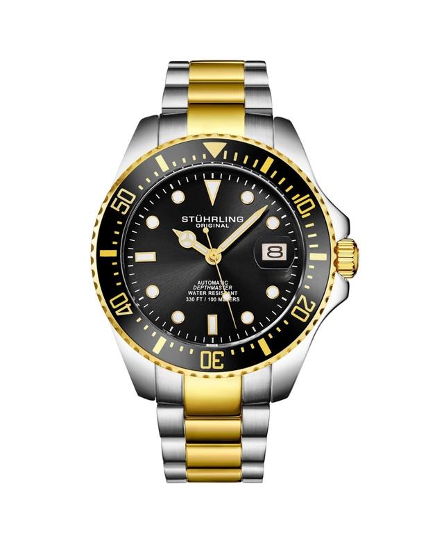 Mens Japanese Seiko NH35 Automatic Self Wind Movement Diver Watch, Stainless Steel Bracelet Product Image