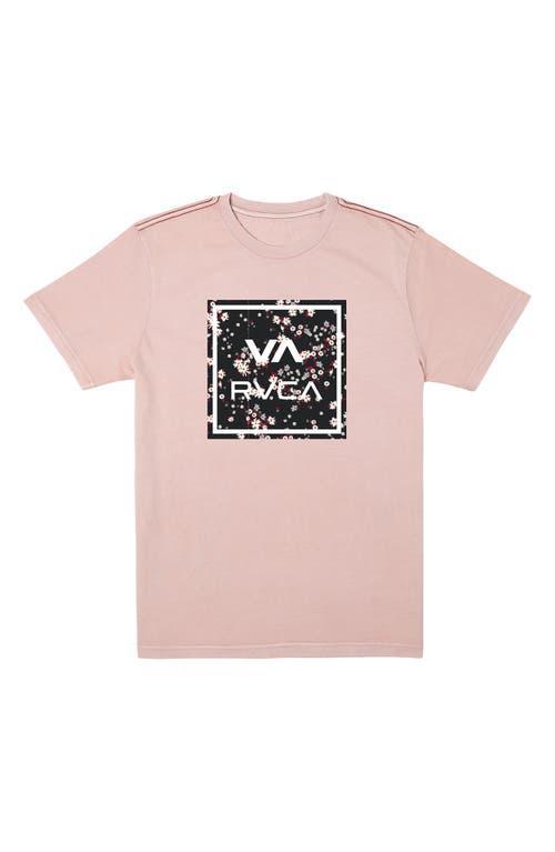 RVCA VA All The Way Short Sleeve Tee (Pale Mauve) Men's Clothing Product Image