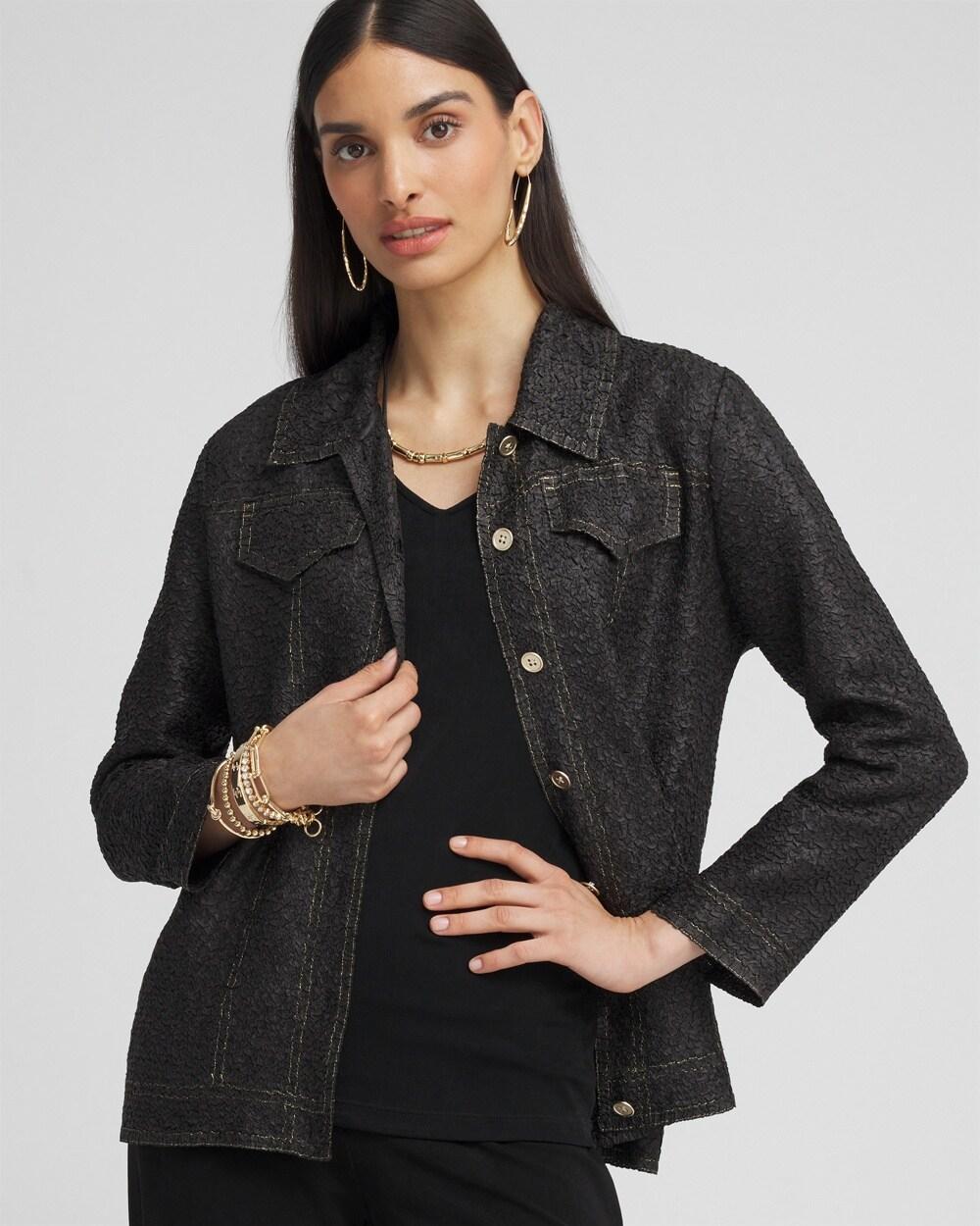 Travelers™ Collection Denim-Look Jacket Product Image