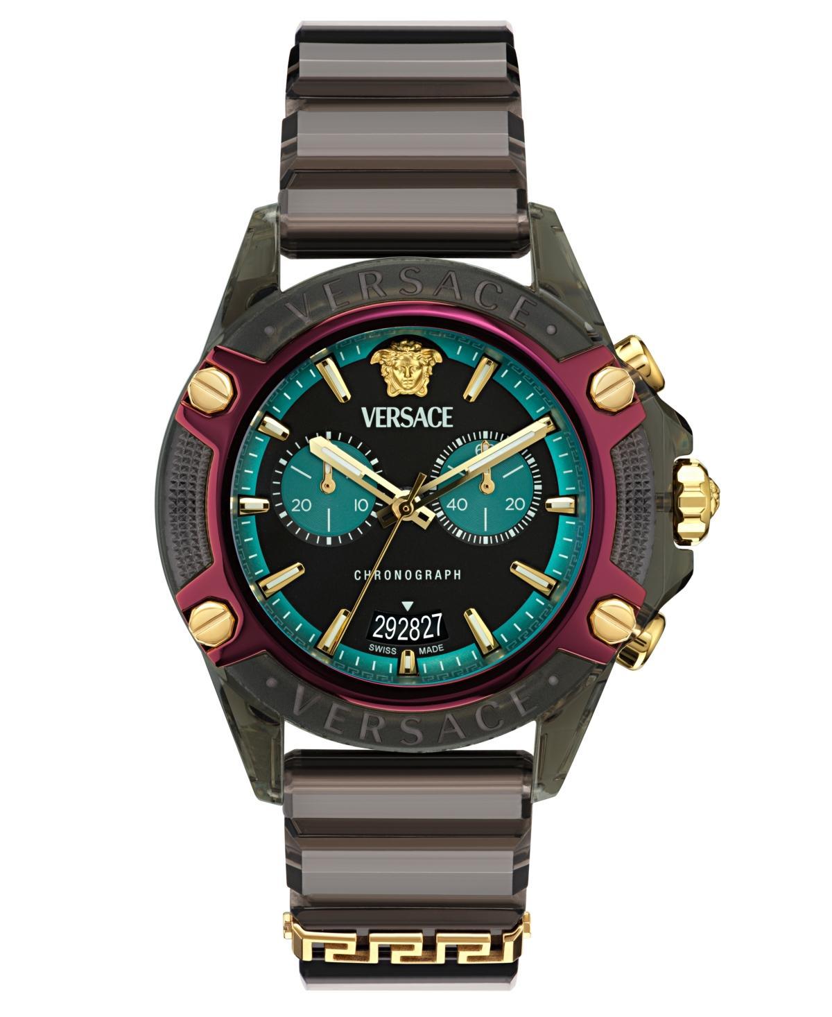 Men's Icon Active Silicone-Strap Chronograph Watch, 44mm Product Image