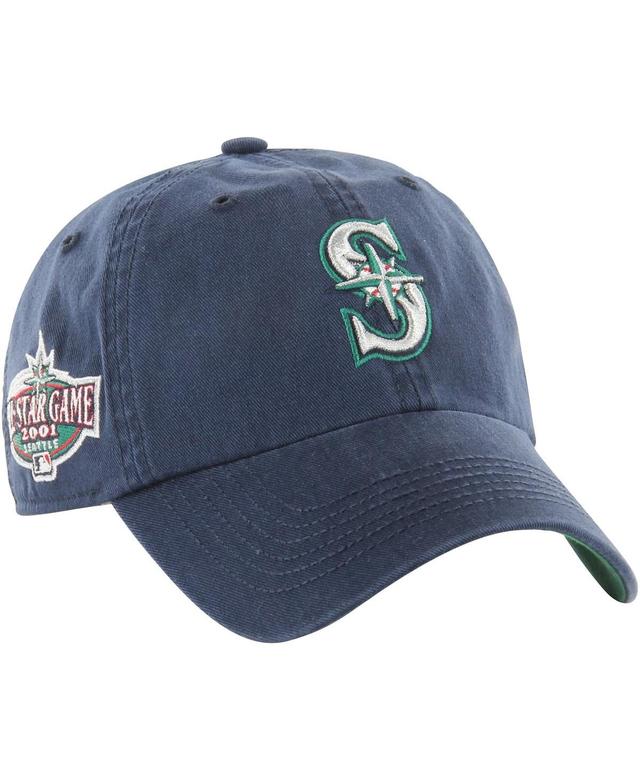 Mens 47 Brand Navy Seattle Mariners Sure Shot Classic Franchise Fitted Hat Product Image