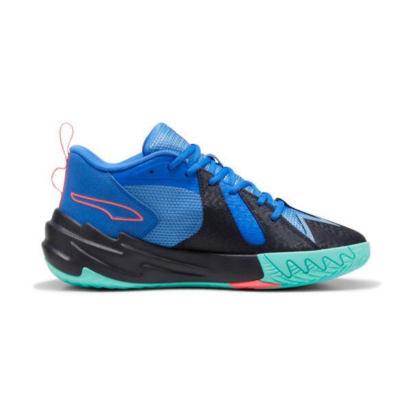 PUMA Scoot Zeros Men's Basketball Shoes in Bluemazing/Electric Peppermint Product Image