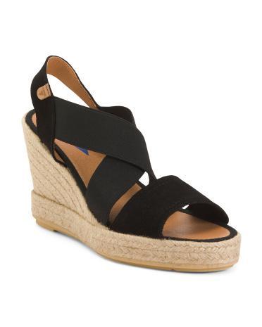 Suede Silvia Multi-band Espadrille Wedge Sandals for Women product image