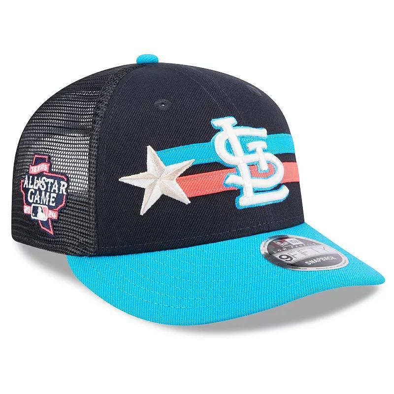 Mens New Era St. Louis Cardinals 2024 MLB All-Star Game Meshback Low Profile 9FIFTY Snapback Hat, Blue Product Image