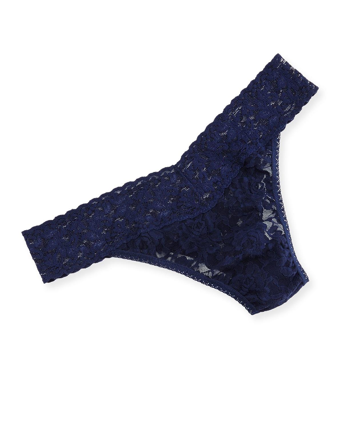 Hanky Panky Womens Daily Lace Original Rise Thong 771101 Product Image