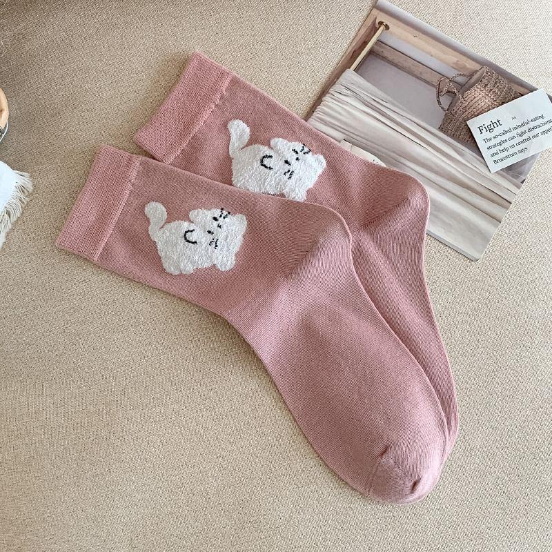 Cartoon Jacquard Socks / Set Product Image