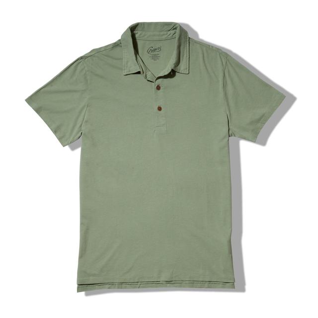 Pima Cotton Polo - Basil Product Image