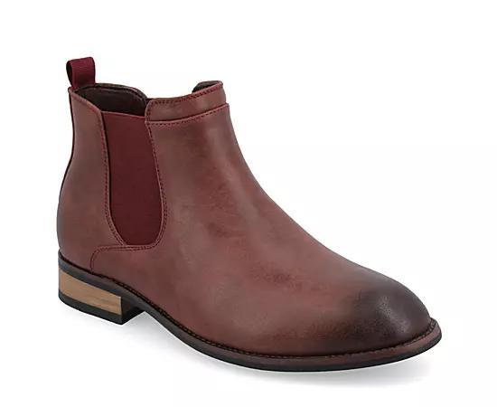 Vance Co. Landon Mens Chelsea Boots Brown Product Image