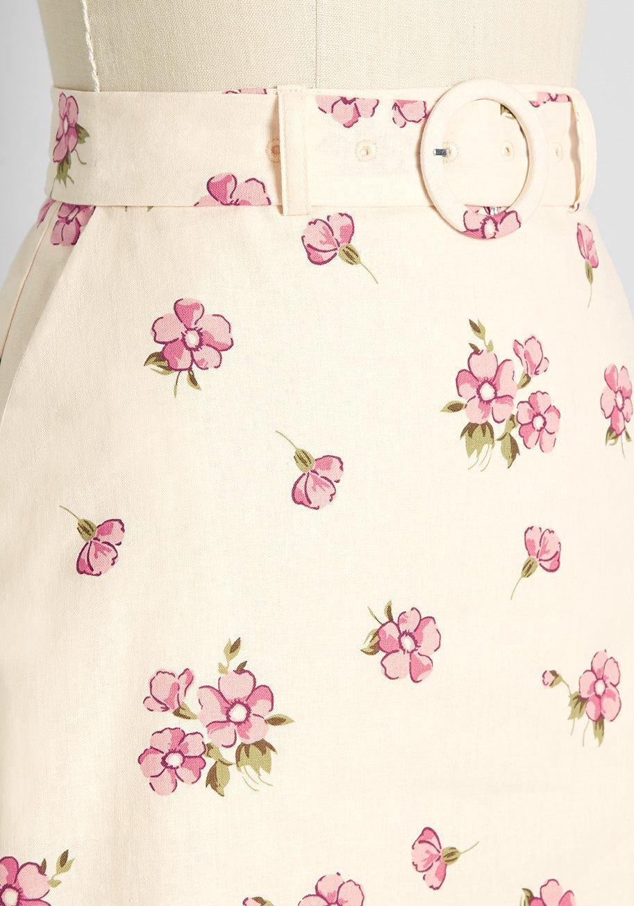 Let's Go Antiquing A-Line Skirt Product Image