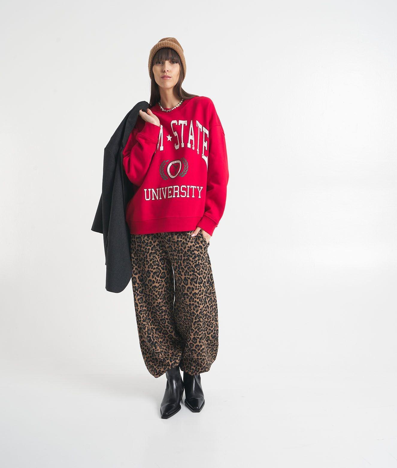 Sweatpants with animal print 'Hampshire' Product Image