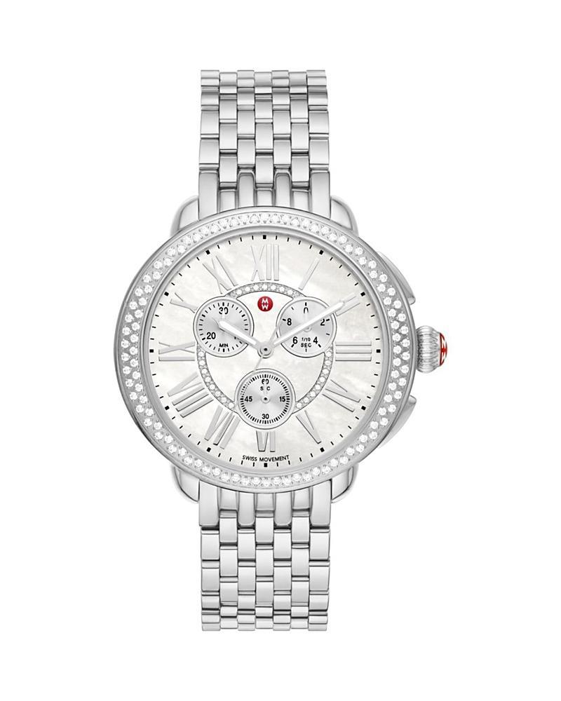 MICHELE Serein Diamond Bracelet Chronograph Watch, 40mm x 38mm Product Image