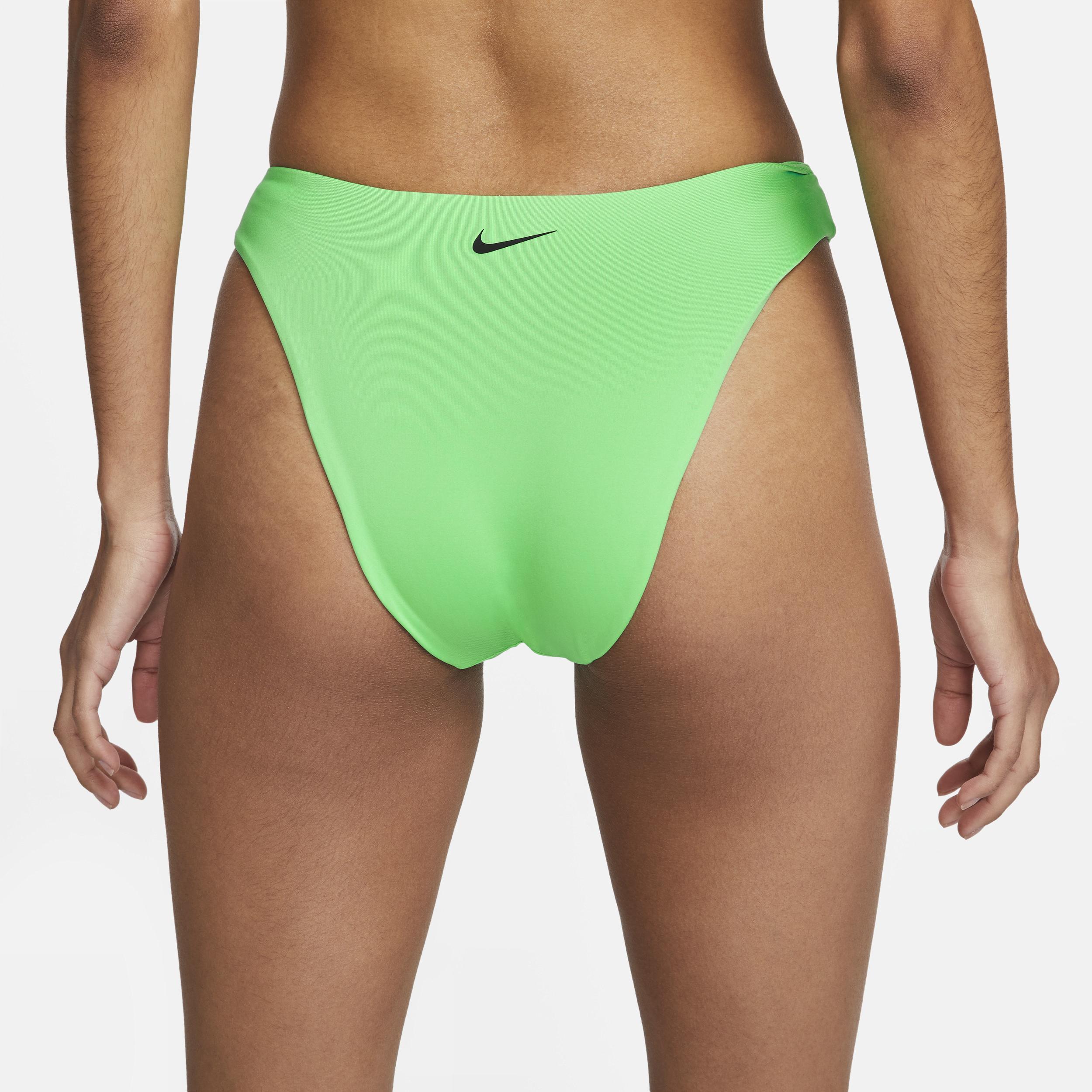 Nike Women's Essential Sling Bikini Swim Bottom in Green, Size: Medium | NESSC230-380 Product Image