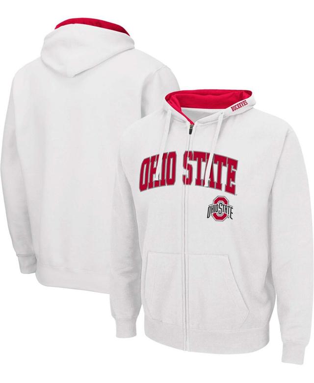 Mens Colosseum Ohio State Buckeyes Arch & Logo 3.0 Full-Zip Hoodie Product Image