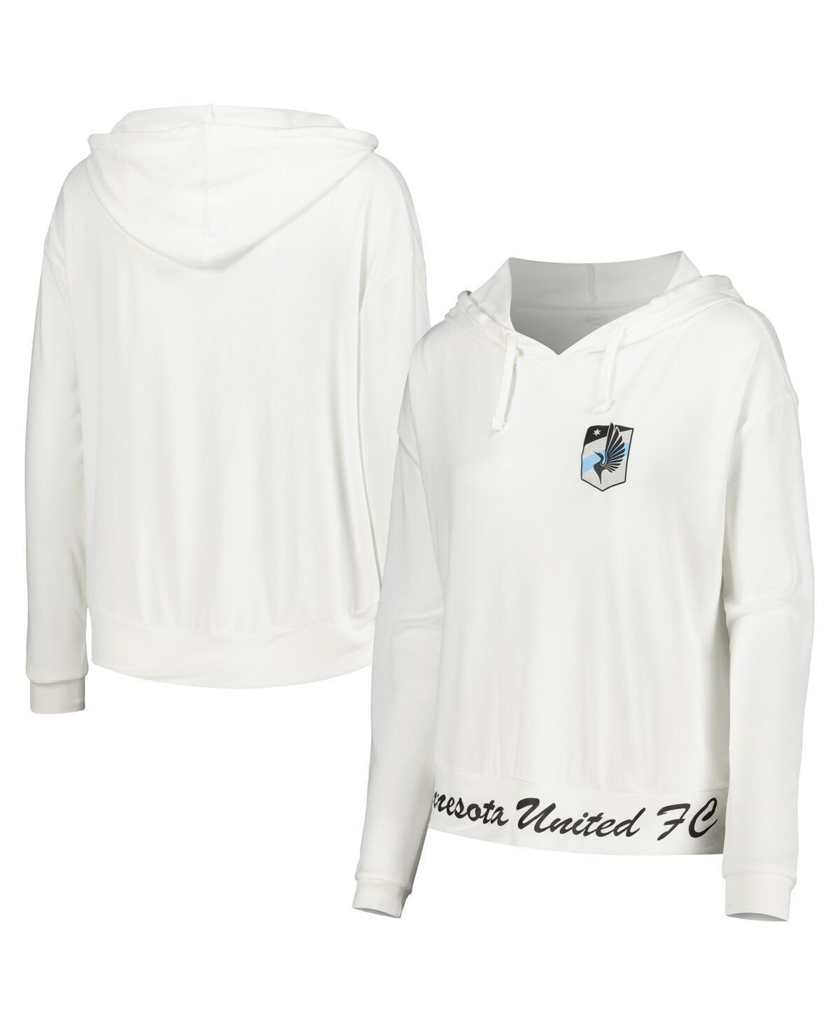 Womens Concepts Sport White Minnesota United FC Accord Hoodie Long Sleeve Top Product Image