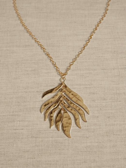 Leaf Pendant Necklace &#124 Aureus + Argent Product Image