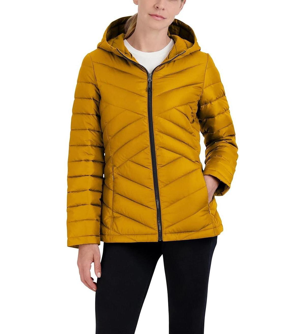 Hfx Womens Lightweight Packable Quilted Puffer Jacket Product Image