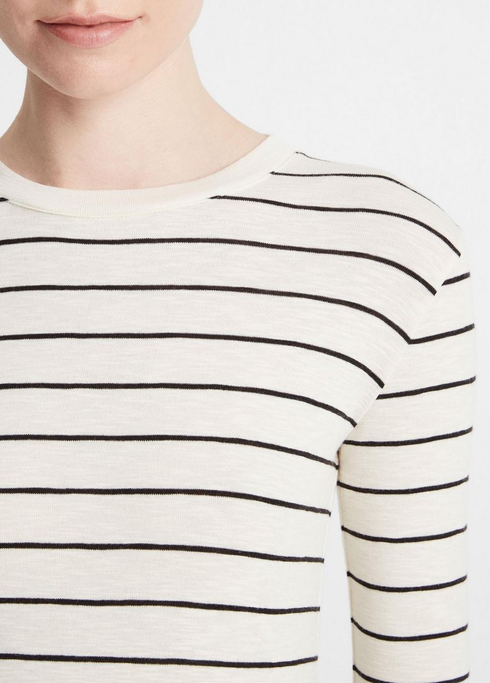 Striped Long-Sleeve T-Shirt Product Image