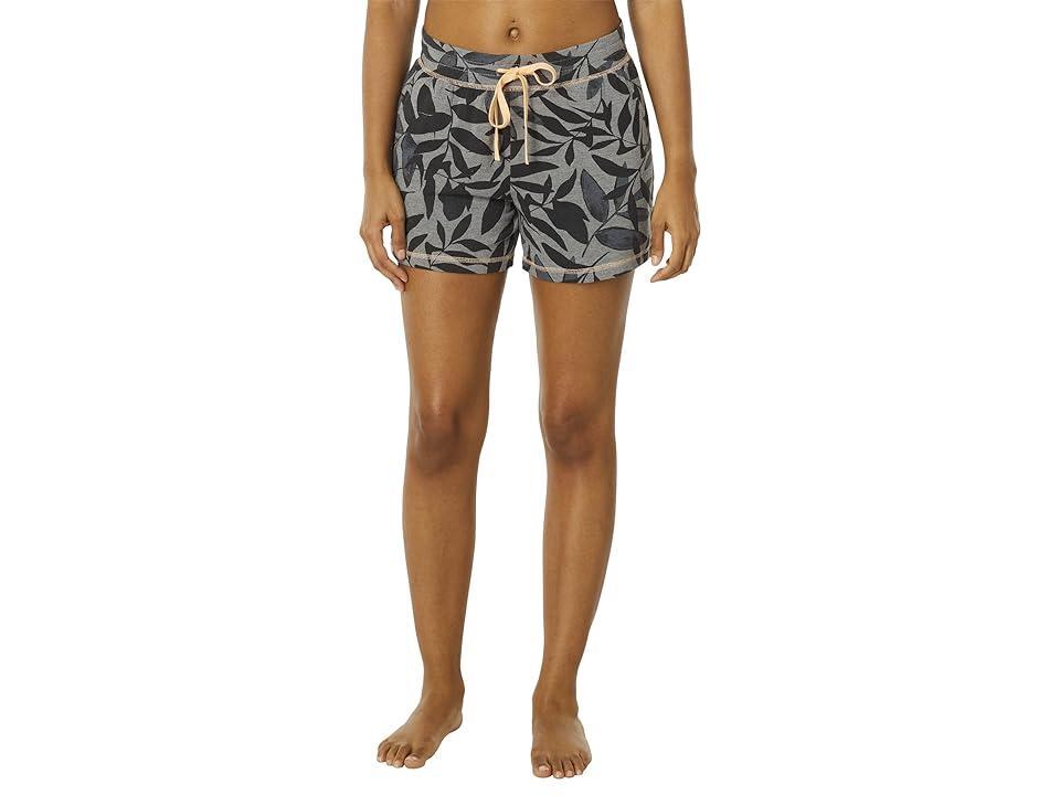 P.J. Salvage Papaya Palms Shorts (Heather Charcoal) Women's Pajama Product Image