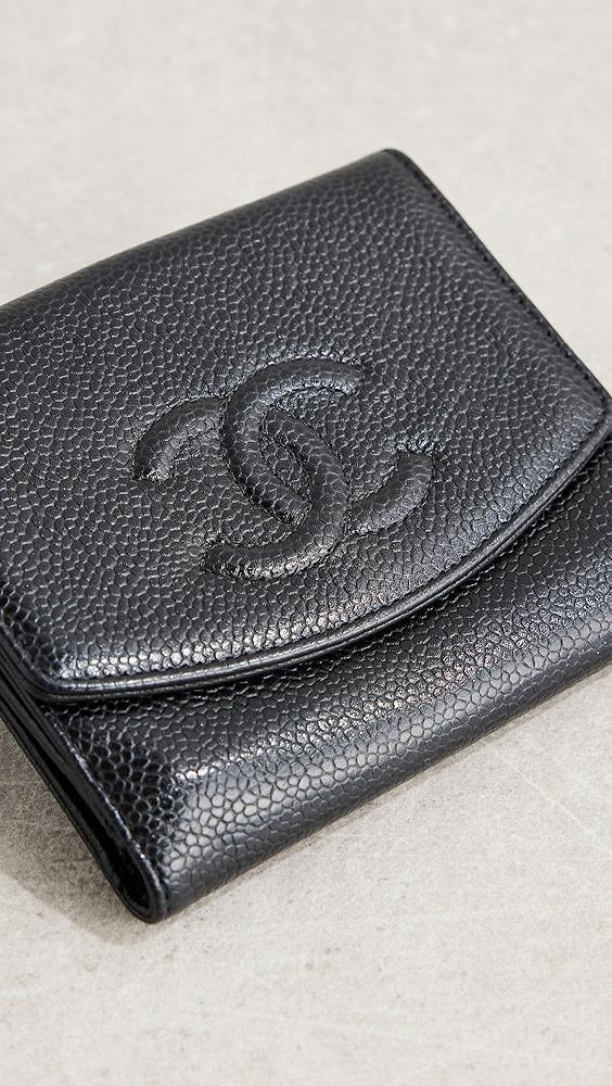 What Goes Around Comes Around Chanel Black Caviar Timeless CC Compact Wallet | Shopbop Product Image