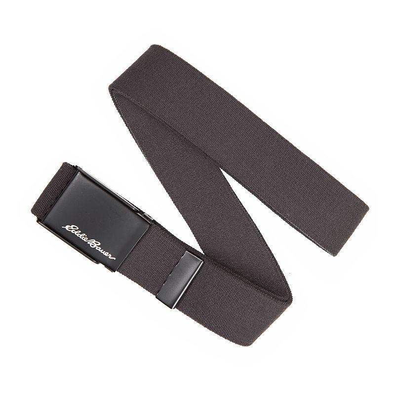 Mens Eddie Bauer 1.75-in. Backcountry Active Stretch Webbing Belt, Dark Grey Product Image