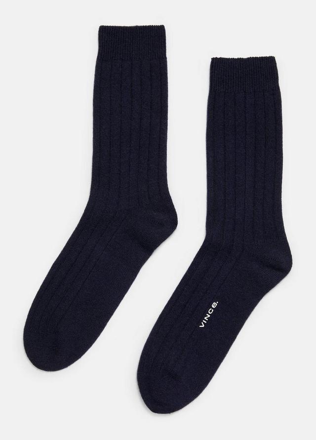 Women's Cashmere Rib Sock Product Image