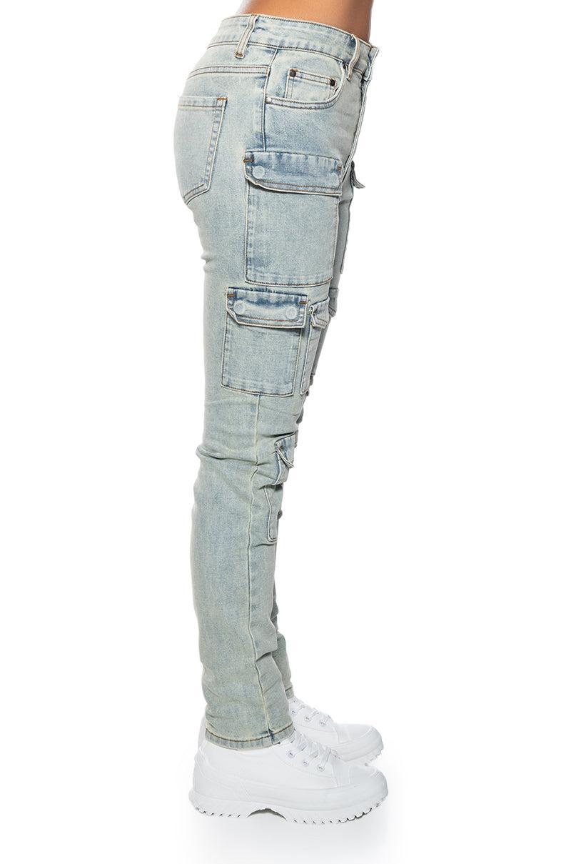 KYLIE STRETCHY SKINNY JEANS MID RISE Product Image