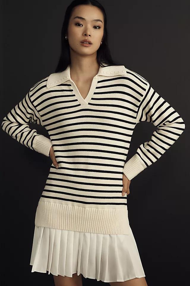 English Factory Twofer Polo Sweater Dress Product Image