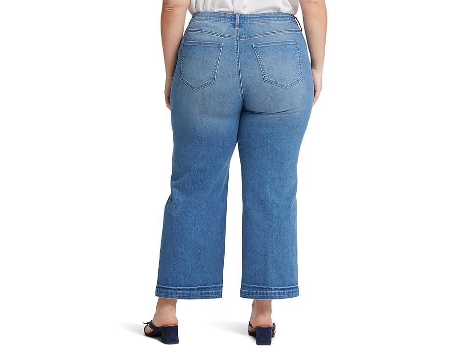 NYDJ Plus Size Teresa Wide Leg Ankle in Riviera Sky (Riviera Sky) Women's Jeans Product Image