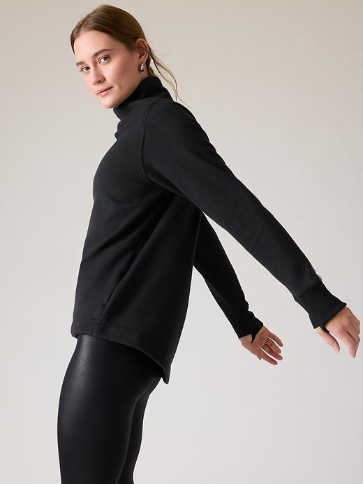 Cozy Karma Twist Neck Sweatshirt Product Image