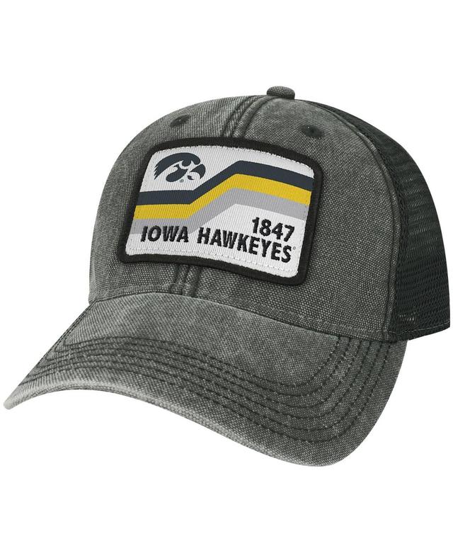 Mens Iowa Hawkeyes Sun & Bars Dashboard Trucker Snapback Hat Product Image