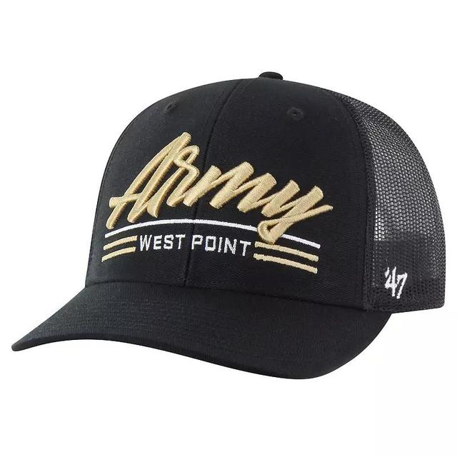 Mens 47 Black Army Black Knights Garner Trucker Adjustable Hat Product Image