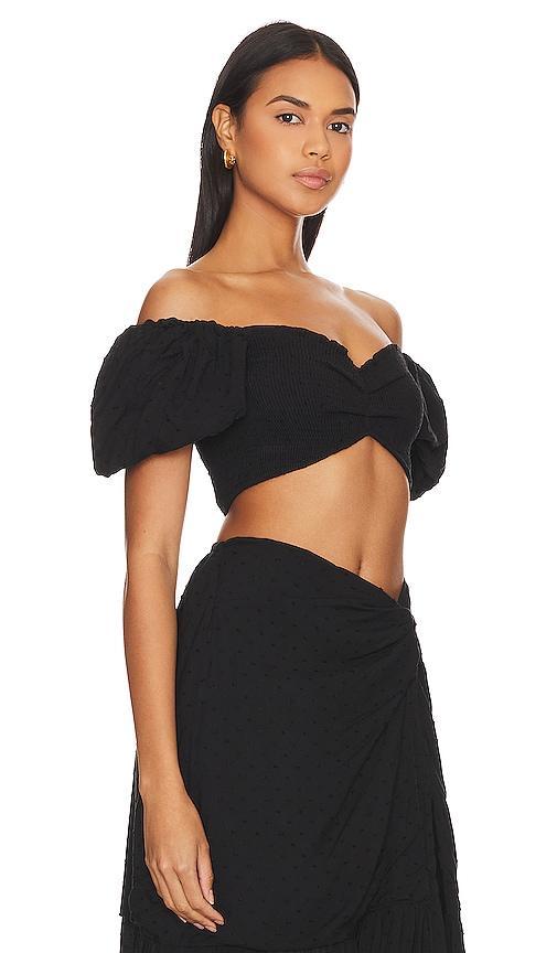 PEIXOTO Louisa Top in Black. - size M (also in L, S, XS) Product Image